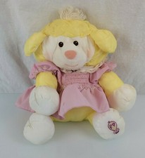 Vintage 1986 Fisher Price PUFFALUMP 8005 Yellow Lamb