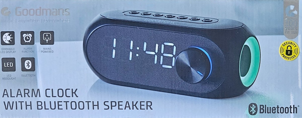 Bluetooth Speaker M26 Bluetooth Bakeey M26 Black Alarm Clock