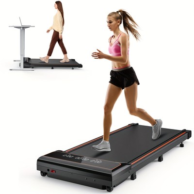 Home Ultra-Slim Armless Treadmill,Walking Pad,with Remote Control,LED Display