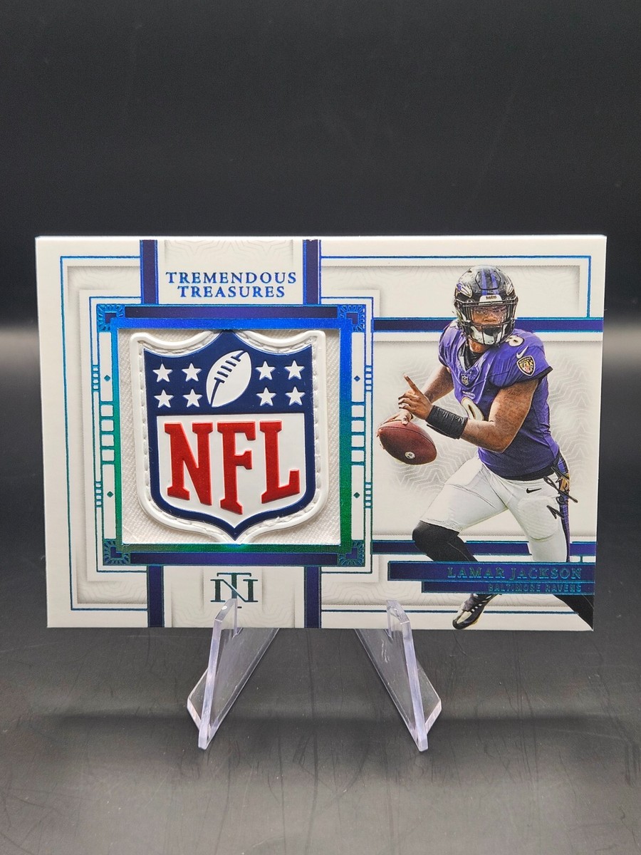 Lamar Jackson 2023 Panini National Treasures Tremendous Treasures
