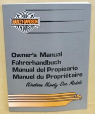 Harley-Davidson manuale guida originale libro owner manual models models 1991