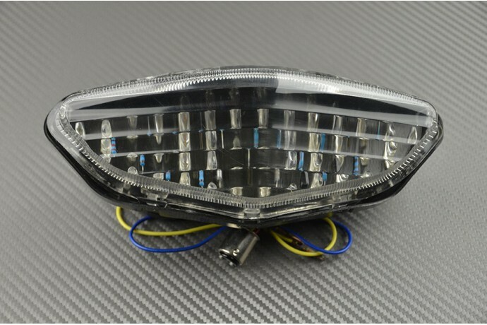 Feu arrière moto LED clair et clignotants Suzuki DL 650 V-Strom 2011-2014