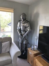 Medieval Knight Wearable Suit Of Armor Crusader Combat Full Body Armour