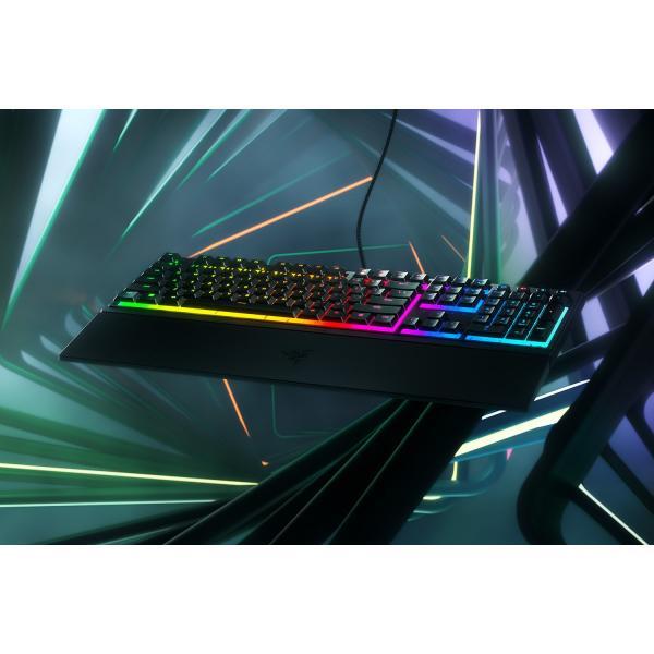 Razer Ornata V3 - US tastiera USB Nero (Razer Ornata V3 - tastatur - lav profi)