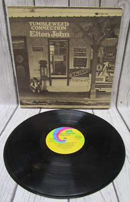 Elton John Tumbleweed Connection UNI Vinyl LP 1970 w/ Booklet Attached