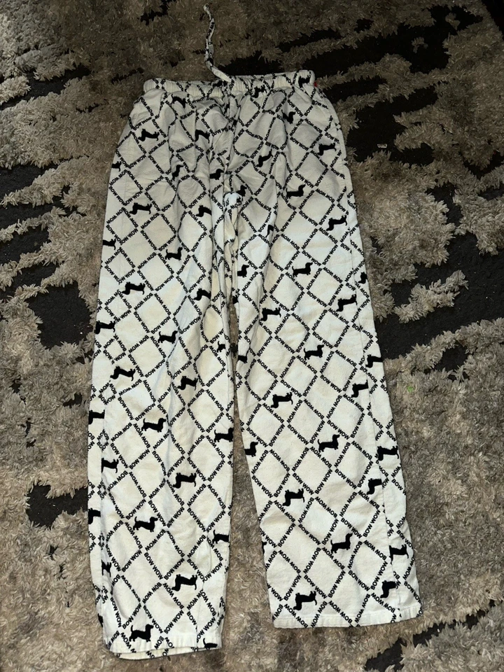 Raro Dachshund Perro Manga Larga Franela Mediano Pijama Top/Pantalón Personaje Arco Wow Foto 3 de 4