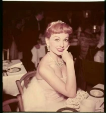 Jeanne Crain Busty bareshouldered Glamorous Original 2.25 x 2.25 Transparency