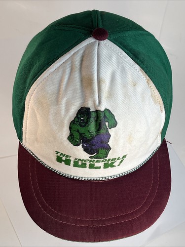 Sombrero de colección El Increíble Hulk talla juvenil años 70 Marvel cómic superhéroe - Imagen 5 de 9