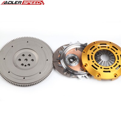 Race Single Disc Clutch Kit+ Flywheel For Eclipse Talon TSI Laser RS 4G63 6 Bolt