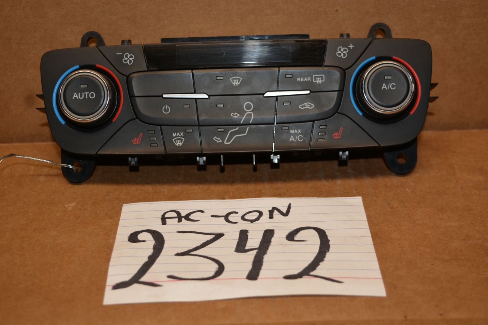 17 Ford Escape Used AC and Heater Control Stock #2342-AC