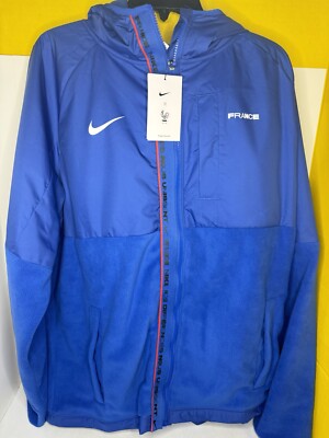 MEN'S NIKE FRANCE AWF WINTERIZED FULL-ZIP SOCCER JACKET SIZE L