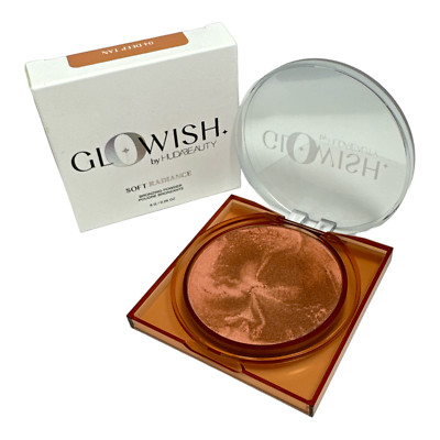 Glowish By Huda Beauty Soft Radiance Bronzing Powder *04 Deep Tan* 8g/0.28oz.