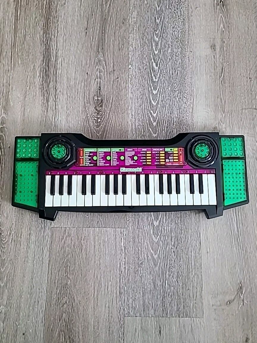 Kawasaki Electronic Keyboard 37 Keys Retro Black Purple Kawasaki Electronic Keyboard 37 Keys Retro Black Purple