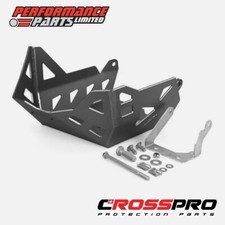 Suzuki DL650 V Strom 2016 CrossPro Matt Black Alu Engine Sump Guard Bash Plate