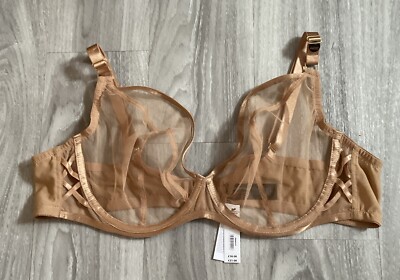 Ann Summers The Palazzo Bra -Non Pad Fuller Bust Plunge Size 44DD New With Tags.