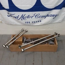 1964-73 Ford Mustang Four 4 Link Kit fits qa1 shocks Coilover GT Shelby chrome