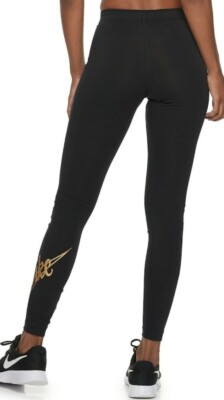 NWT WOMENS NIKE SPORTSWEAR GLITTER LEGGINGS SIZE XS