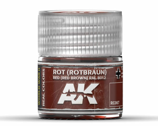 Rot (Rotbraun) Red (Red Brown) RAL 8012 (10 ml) RC067 - ak-interactive modellism