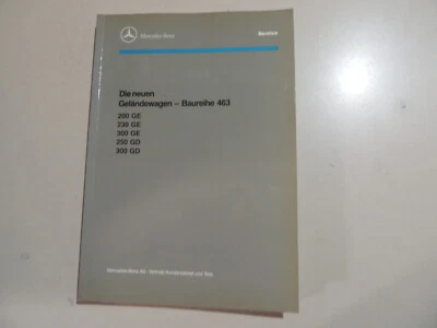 1990 Werkstattbuch Einführungsschr. Mercedes-Benz 200 230 300 GE 250 300 GD / - Bild 1 von 4