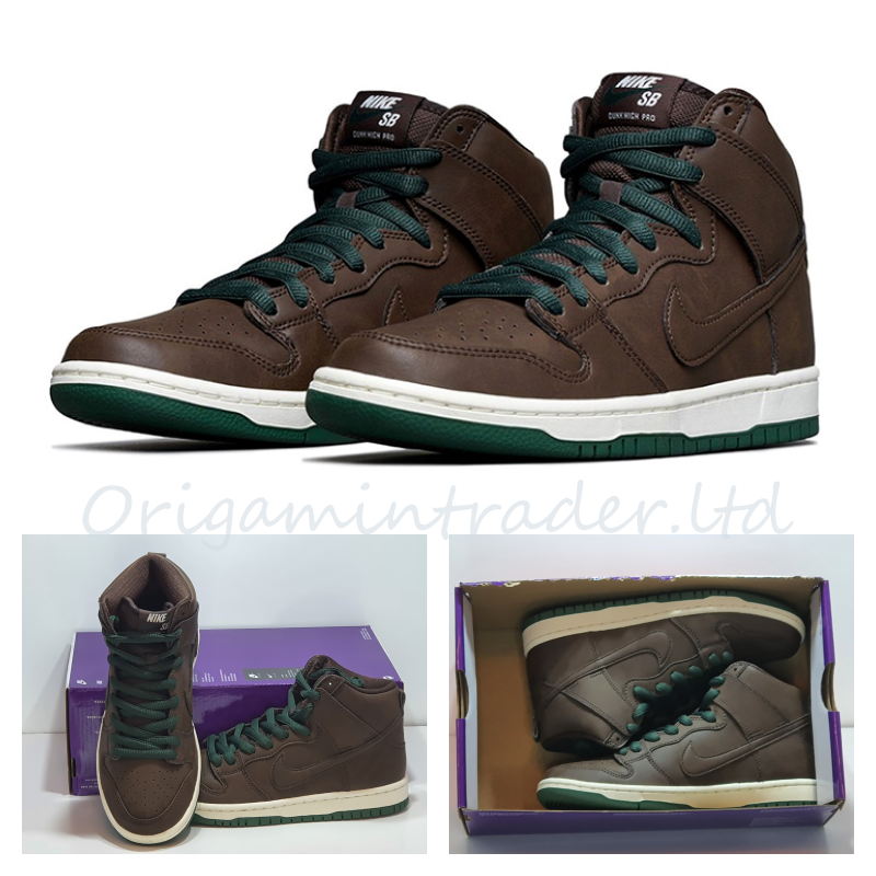 Nike SB Dunk High Pro `Beef and Broccoli` CV1624-200 Size UK, 38