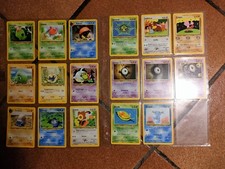 Lotto 17 carte pokemon Set Neo Discovery C e NC ITA