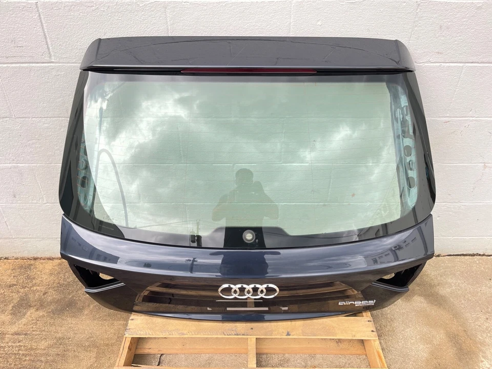 2013-2016 AUDI A4 ALLROAD REAR TRUNK LID LIFTGATE TAILGATE W/ GLASS BLUE OEM - Image 2 of 4