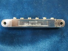Clean 1970's Gibson Chrome ABR-1 Pat Number Wire Bridge Les Paul 335 SG 1