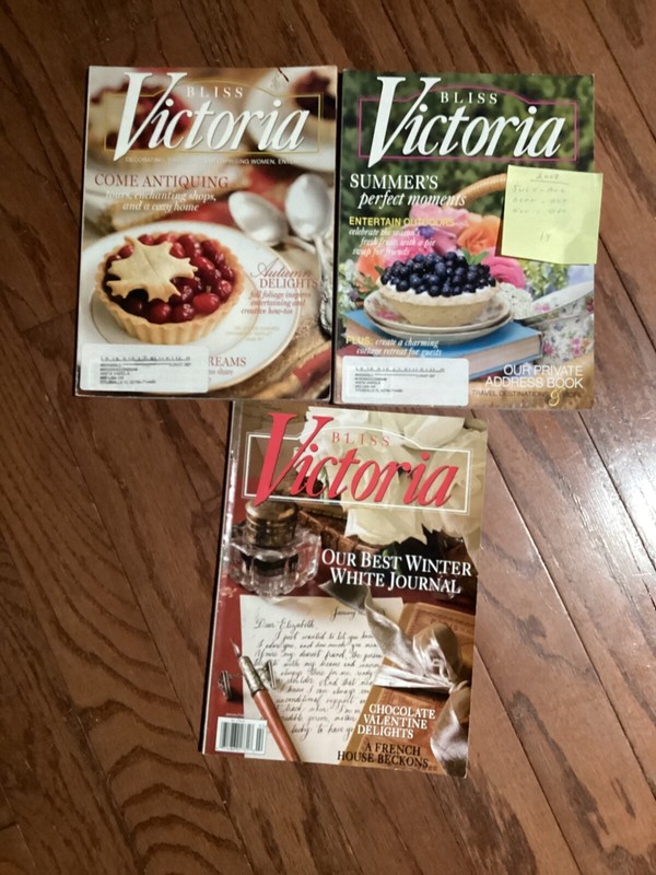 Lot of 3 VICTORIA magazines 2008