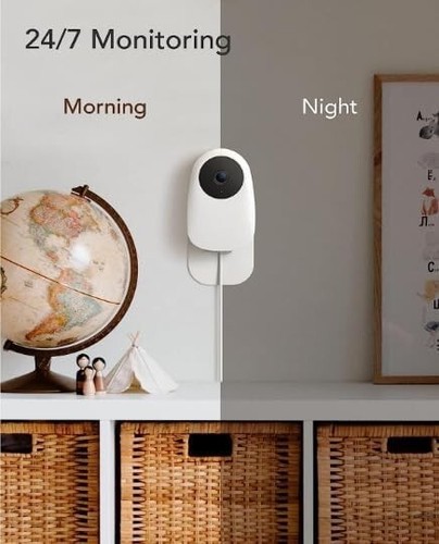 Nooie Smart Baby Monitor: 1080p WiFi Camera; Alexa Compatible; Night Vision - 第 2/9 張圖片