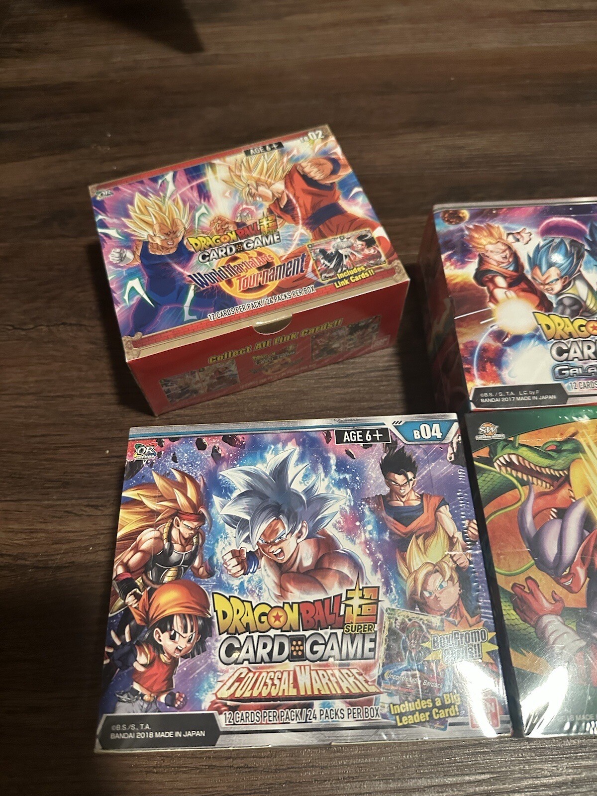 Dragon ball super card game booster box Lot eBay