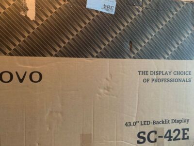 AG Neovo SC-42E - CCTV-Monitor - Freistehend/Wandmontiert - Schwarz - CE - FCC -