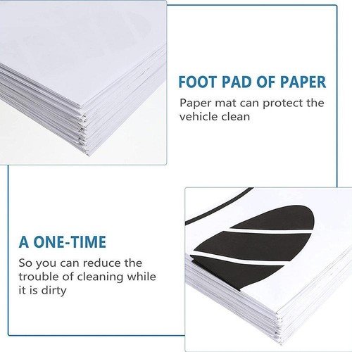 Disposable Car Floor Mats 50 Pack of Paper Mats for Home and Automoti New J6 - Bild 10 von 11