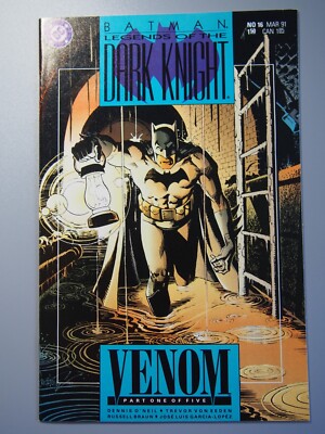 Batman Legends of the Dark Knight #16 1st BANE VENOM DC 1991 Copper Age Key