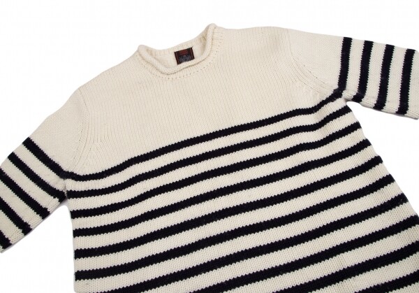 Gaultier Classique ストライプニットセーター 48 Jean Paul GAULTIER CLASSIQUE Wool Striped Knit Sweater Size