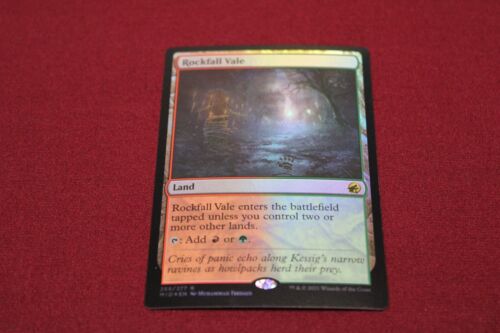 Rockfall Vale Foil Innistrad: Midnight Hunt NM Never Played MTG - Picture 1 of 2