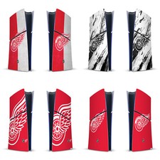 NHL DETROIT RED WINGS VINYL SKIN FOR SONY PS5 SLIM DIGITAL EDITION CONSOLE