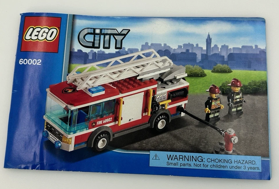 Lego 60002 Instructional Manual Only Firetruck - Image 1 of 1