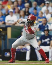 Signed 8x10 ANDRES BLANCO  Philadelphia Phillies photo - COA 