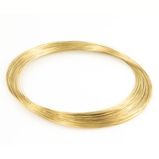 Brass round wire Bare 0.3mm to 5.0mm jewellery/craft