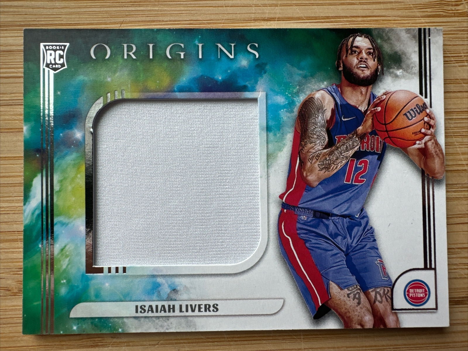 2021-22 Panini Origins Rookie Jumbo Jerseys Isaiah Livers #JJ-LIV Rookie RC