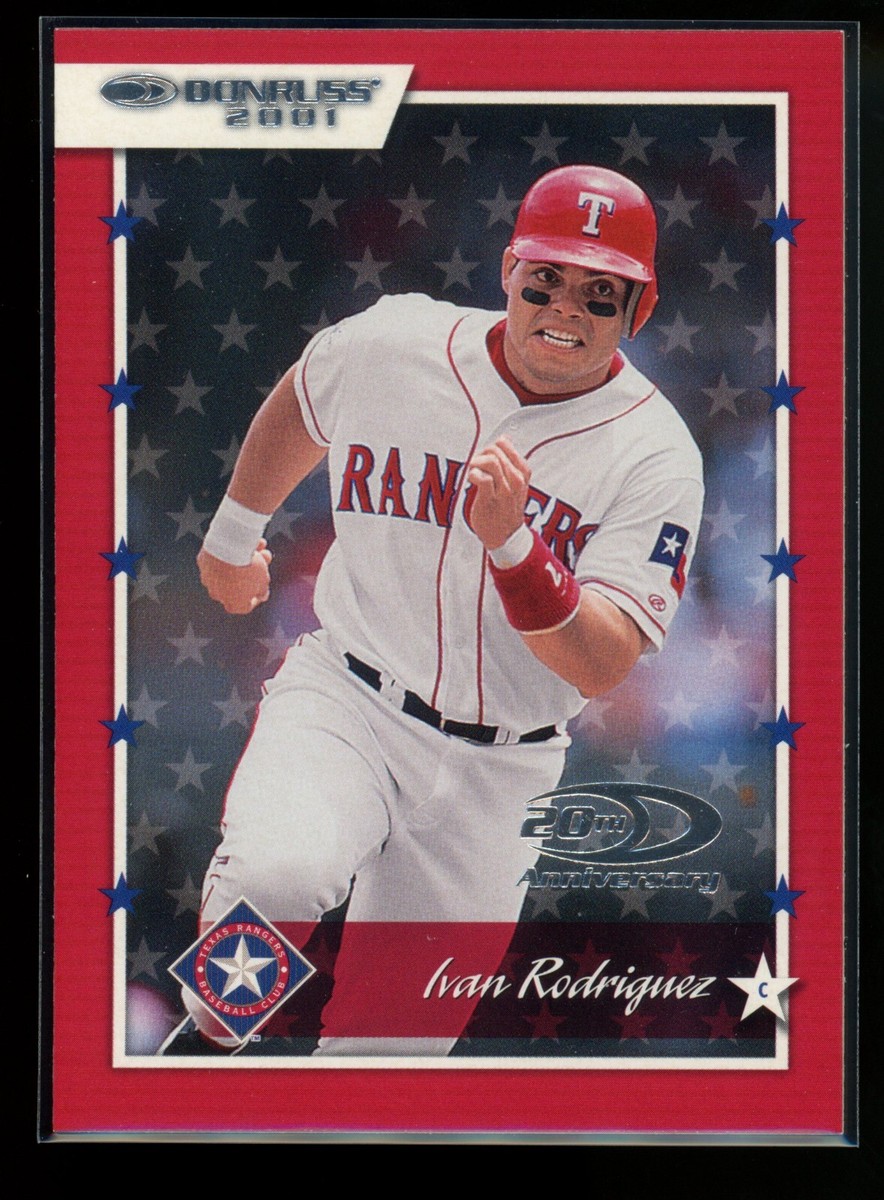 その他 1989 GRAND SLAM IVAN RODRIGUEZ PSA 9 Ivan Rodriguez-2001 Donruss 20th Anniversary #9-Rangers | eBay