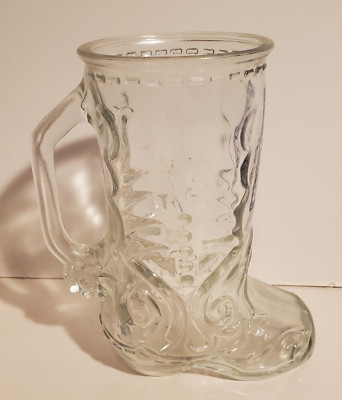 VINTAGE 1970'S RIVERFRONT DINNER THEATER PHILADELPHIA PA LIBBEY GLASS BOOT MUG