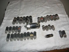Complete Set of Vacuum Tubes for Tektronix Transistor curve tracer model 575