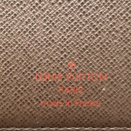 LOUIS VUITTON Damier Ebene Portefeuille Brazza Long Wallet N60017 Authentic - Picture 23 of 24