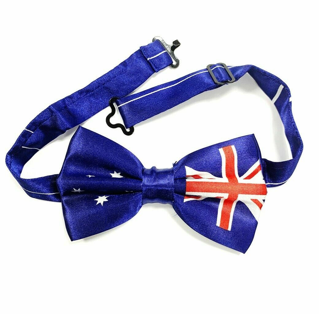 Union Jack Novelty England Flag Brexit Bow Tie Fancy Dress Wedding Tuxedo ClipOn