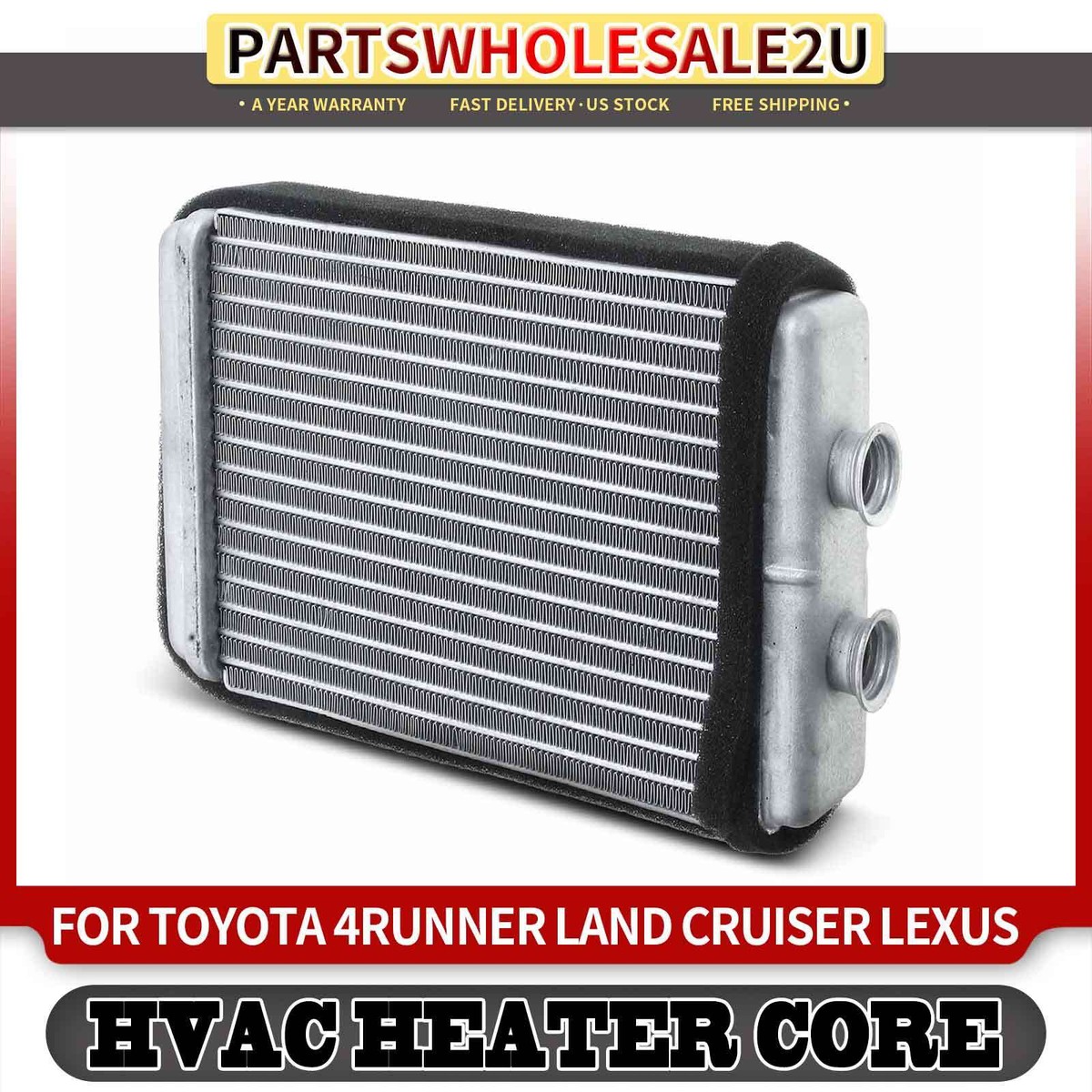 Rear Sides HVAC Heater Core for Toyota 4Runner Land Cruiser 87107