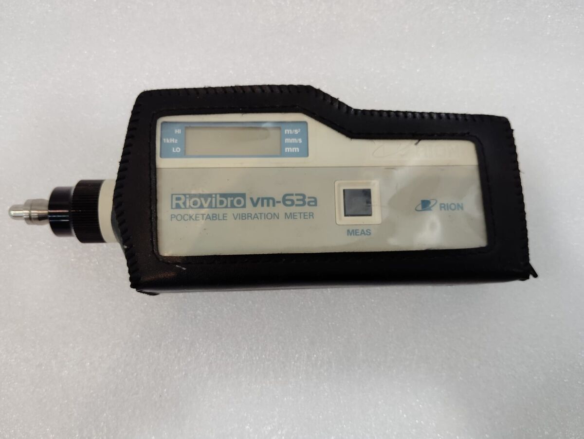 RION Riovibro VM-63A Pocketable Vibration Meter Made in RION Riovibro VM-63A Pocketable Vibration Meter Made in