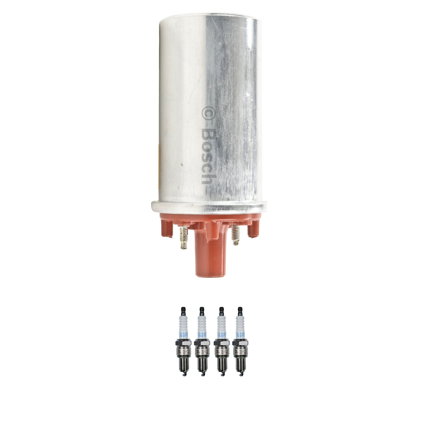 Bosch Ignition Coil Denso 4 Platinum TT Spark Plug Kit For Porsche 944 2.5 L4