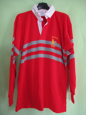Maillot rugby F.F.R ÎLE DE FRANCE vintage années 90 HALBRO shirt 102 cm
