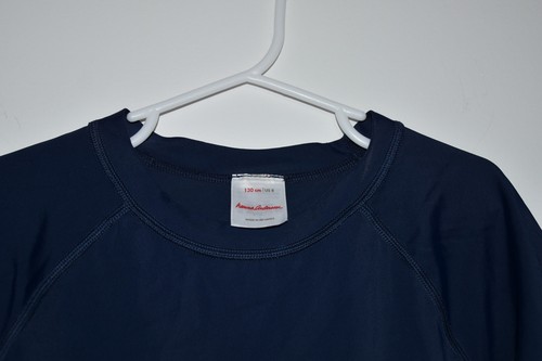 Hanna Andersson boys navy swim rash guard size 130 (8) EUC! - Picture 2 of 3
